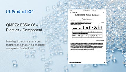 ATP Polymer UL Certification (Yellow Card)